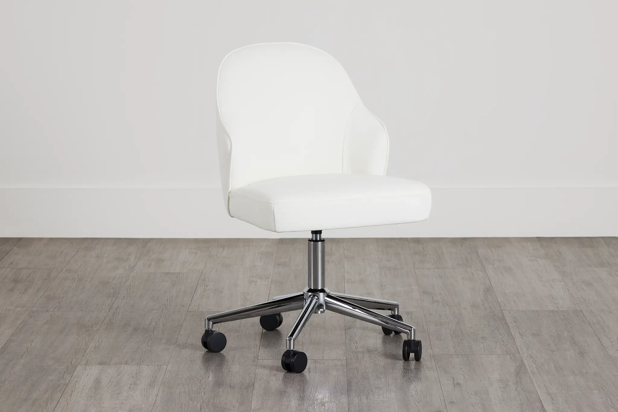 Paige White Swivel Desk Chair Paige White Swivel Desk Chair