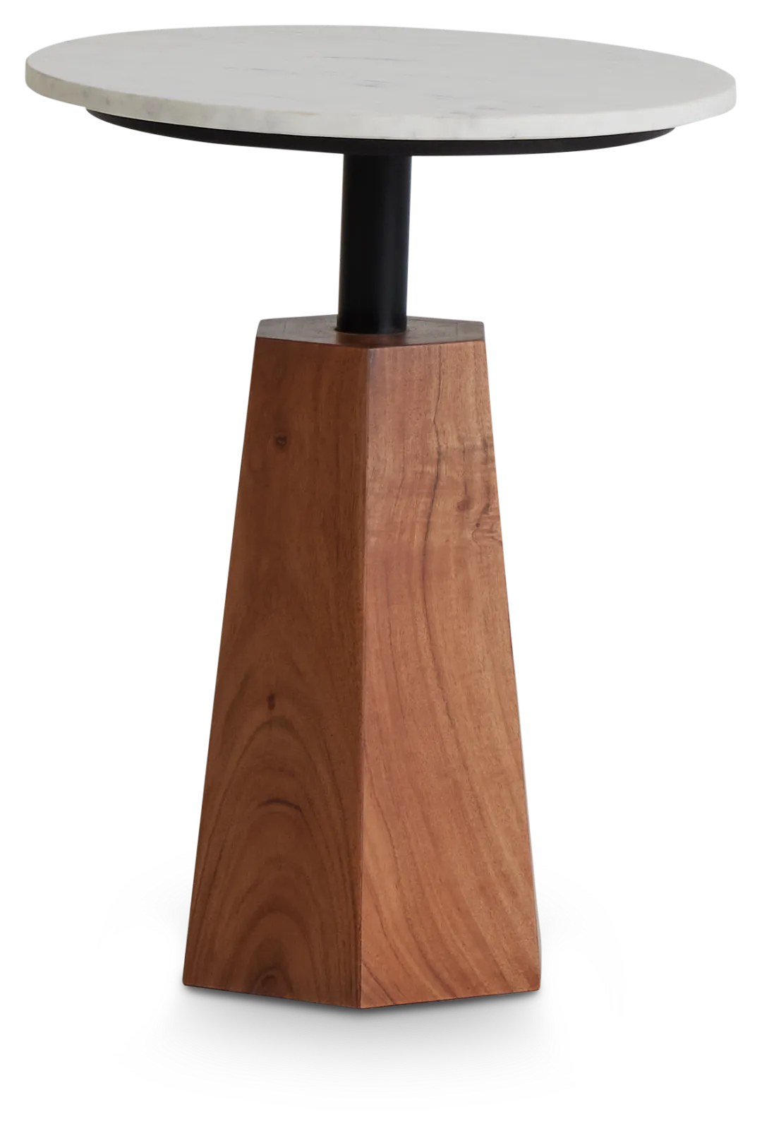 Boone White Accent Table