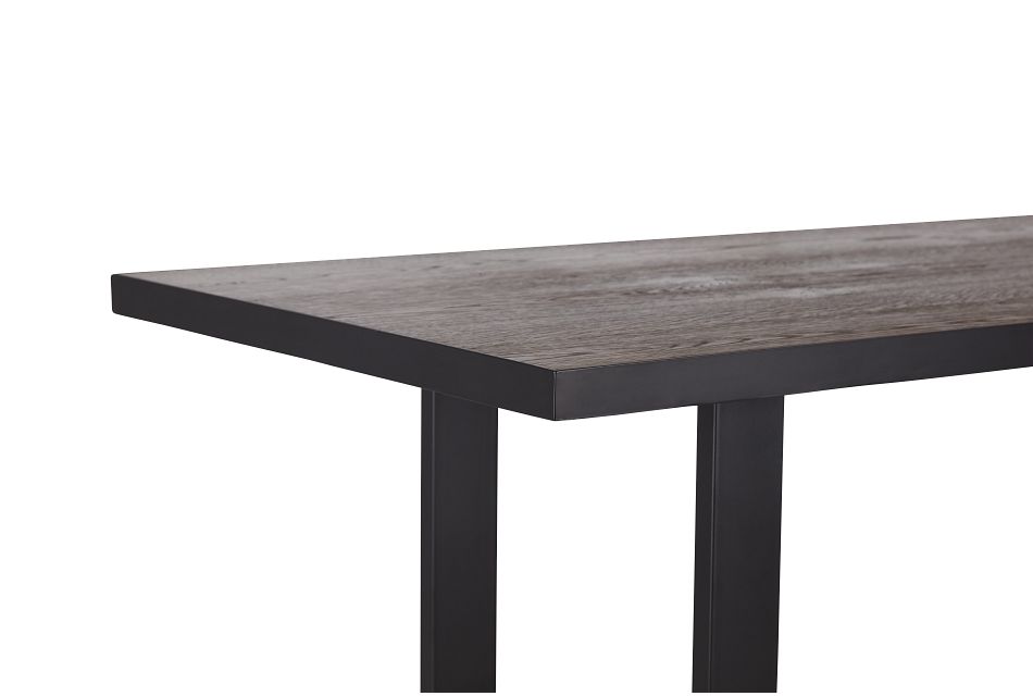 Hudson Dark Tone Wood High Dining Table High Dining Room Tables