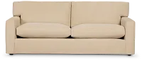 Hudson Beige Fabric Sofa