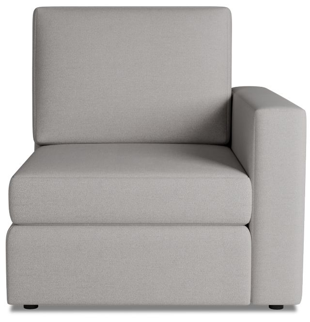 Citymod Light Gray Fabric Right Chair