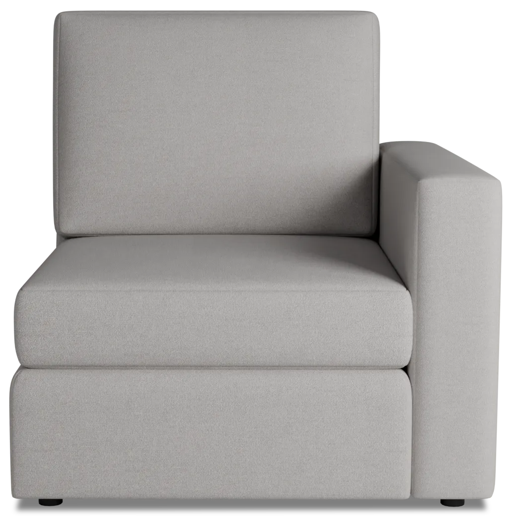 Citymod Light Gray Fabric Right Chair