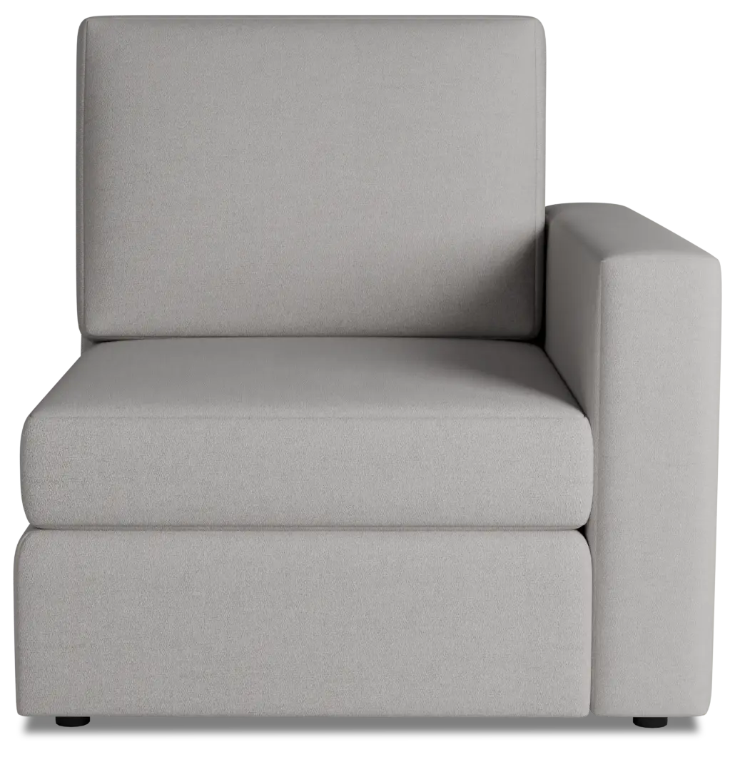 Citymod Light Gray Fabric Right Chair Citymod Light Gray Fabric Right Chair