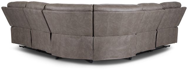 Grayson Micro Small Two-arm Manually Reclining Sectional