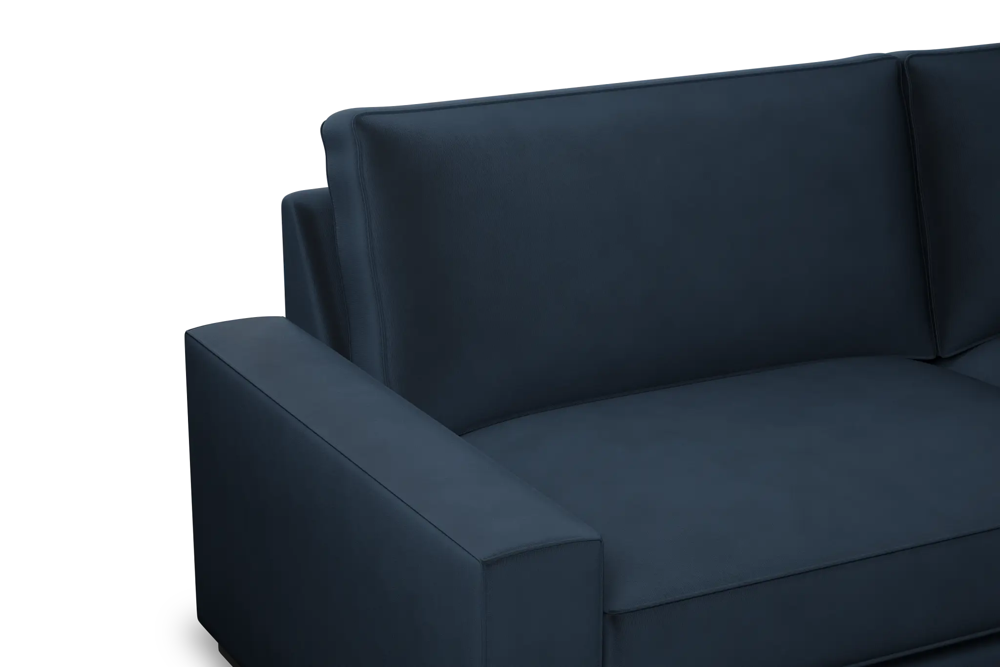 Edgewater Joya Dark Blue 96" Sofa W/ 2 Cushions Edgewater Joya Dark Blue 96" Sofa W/ 2 Cushions