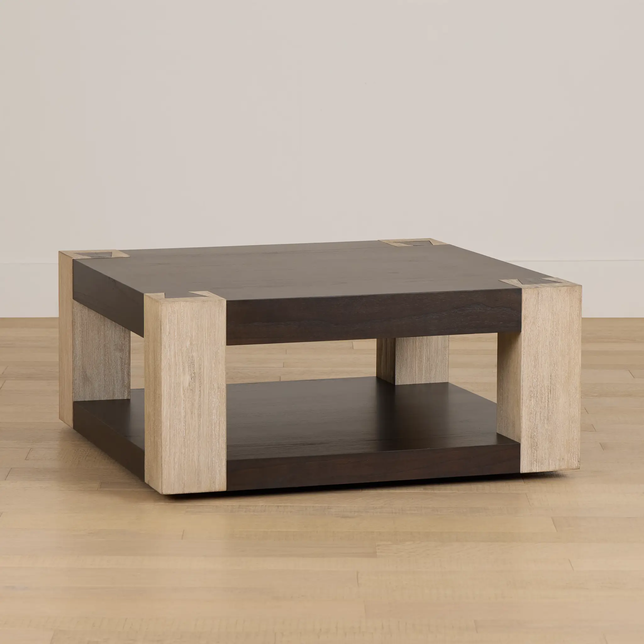 Jacob Two-tone Square Coffee Table Jacob Two-tone Square Coffee Table