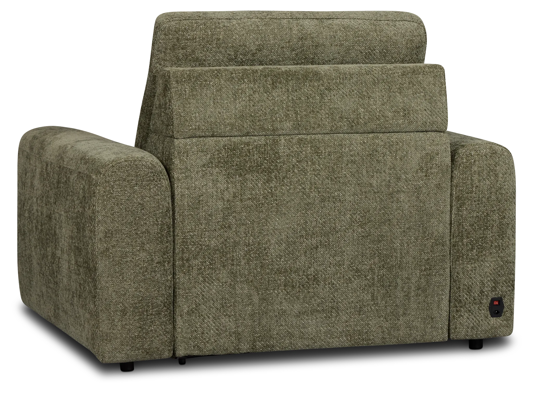 Hendrix Green Fabric Power Reclining Chaise