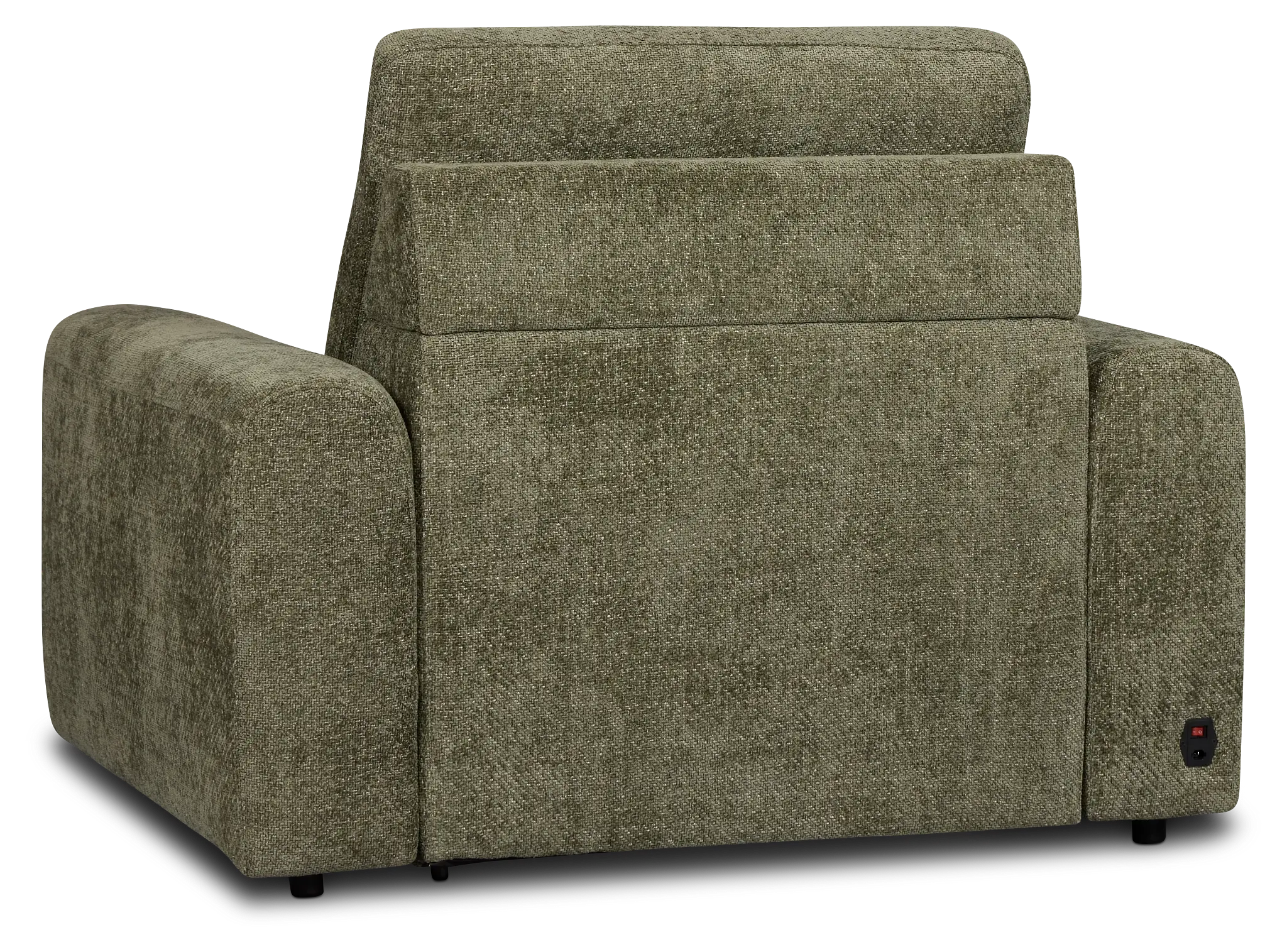 Hendrix Green Fabric Power Reclining Chaise Hendrix Green Fabric Power Reclining Chaise