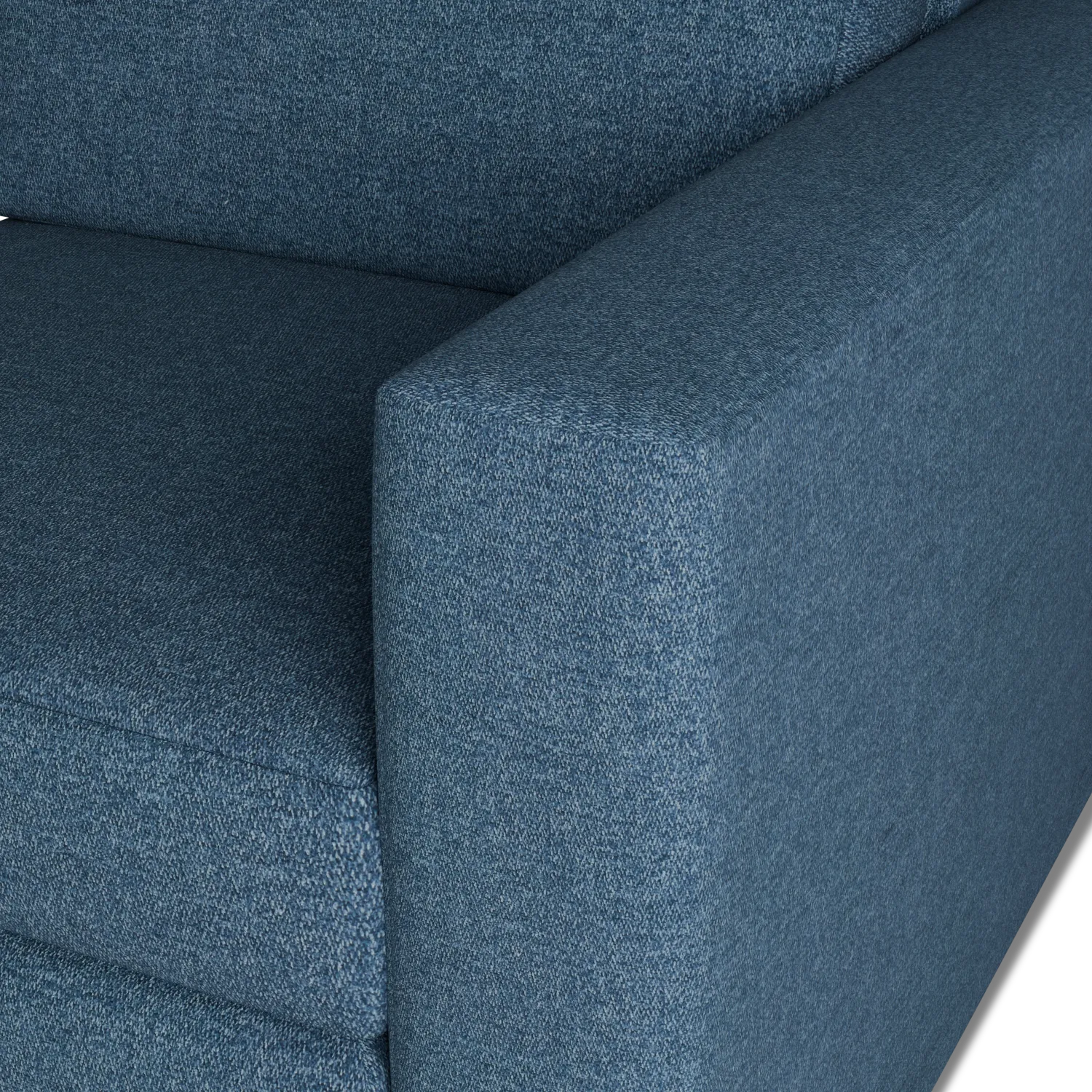 Citymod Blue Fabric Right Chair