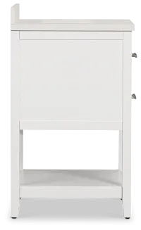 Alden White 24" Single Bathroom Vanity