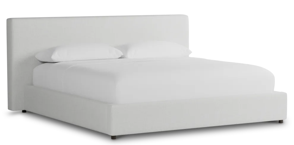 Grayton Elite Ivory 44" Upholstered Platform Bed