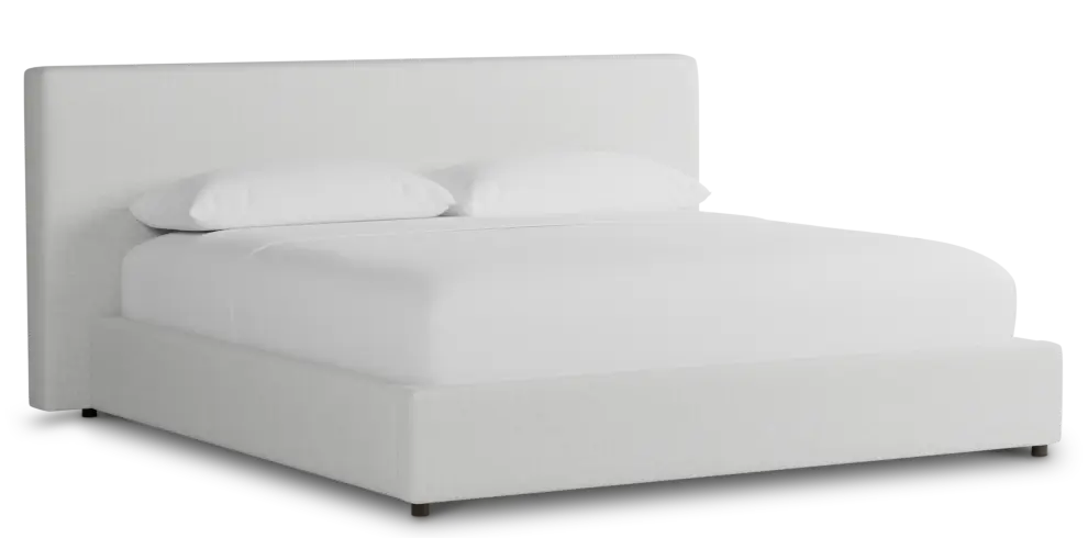 Grayton Elite Ivory 44" Upholstered Platform Bed Grayton Elite Ivory 44" Upholstered Platform Bed