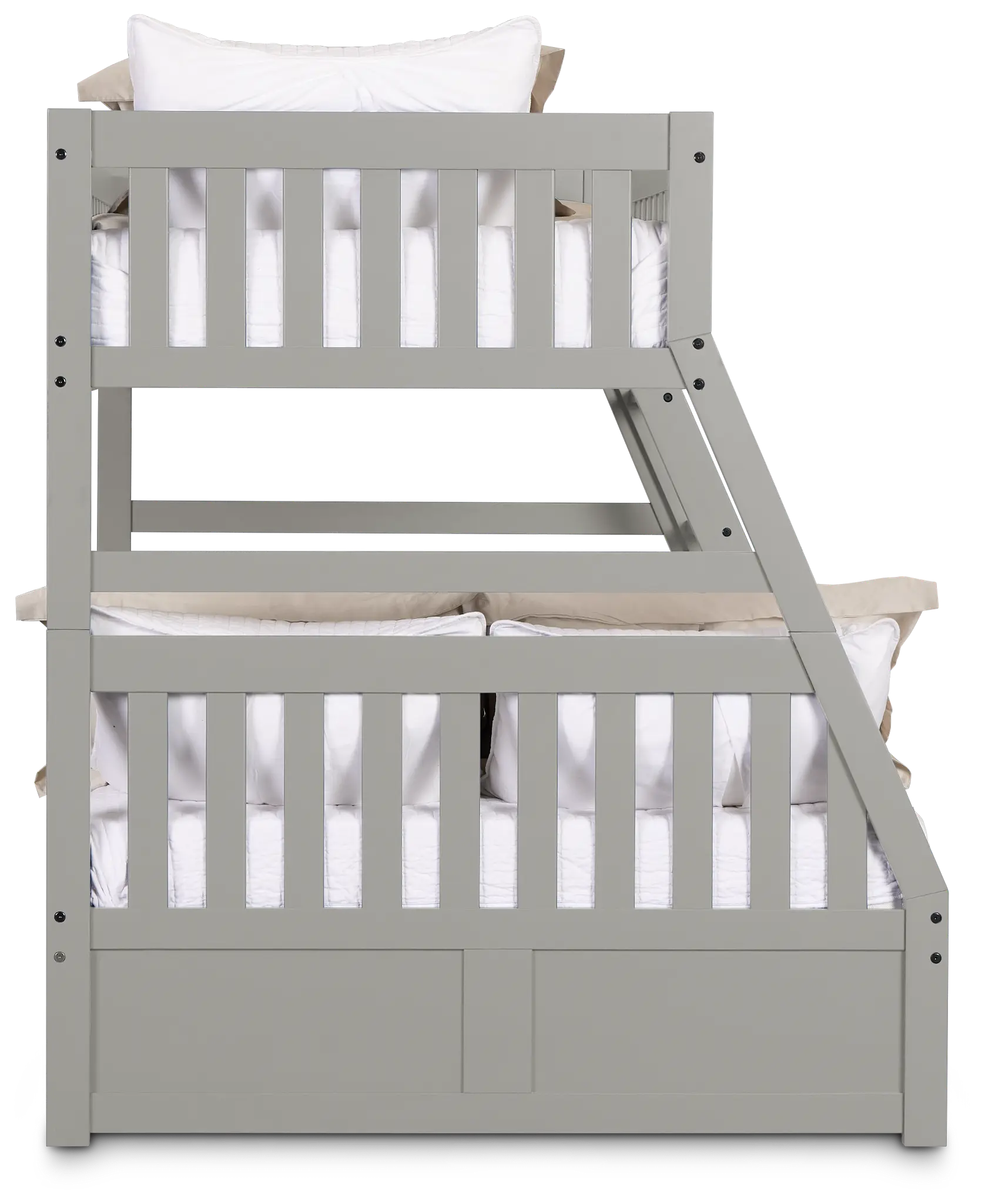 Charleston Gray Storage Bunk Bed Charleston Gray Storage Bunk Bed