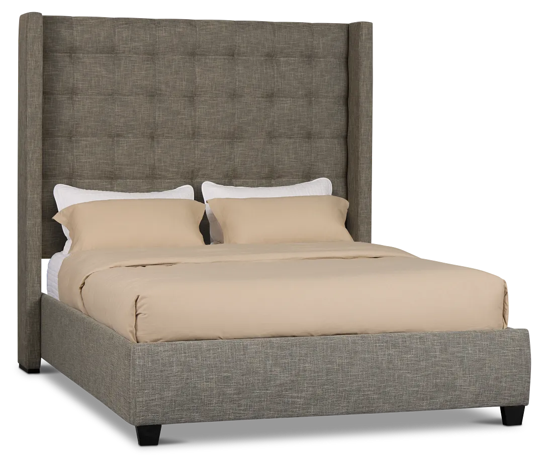 Chatham Gray High Platform Bed
