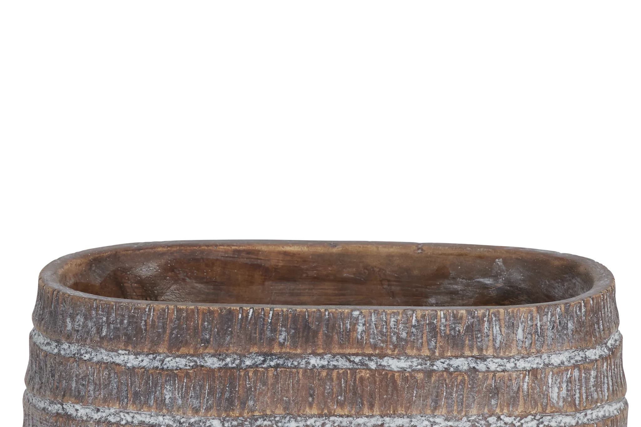 Redwood Brown Large Bowl