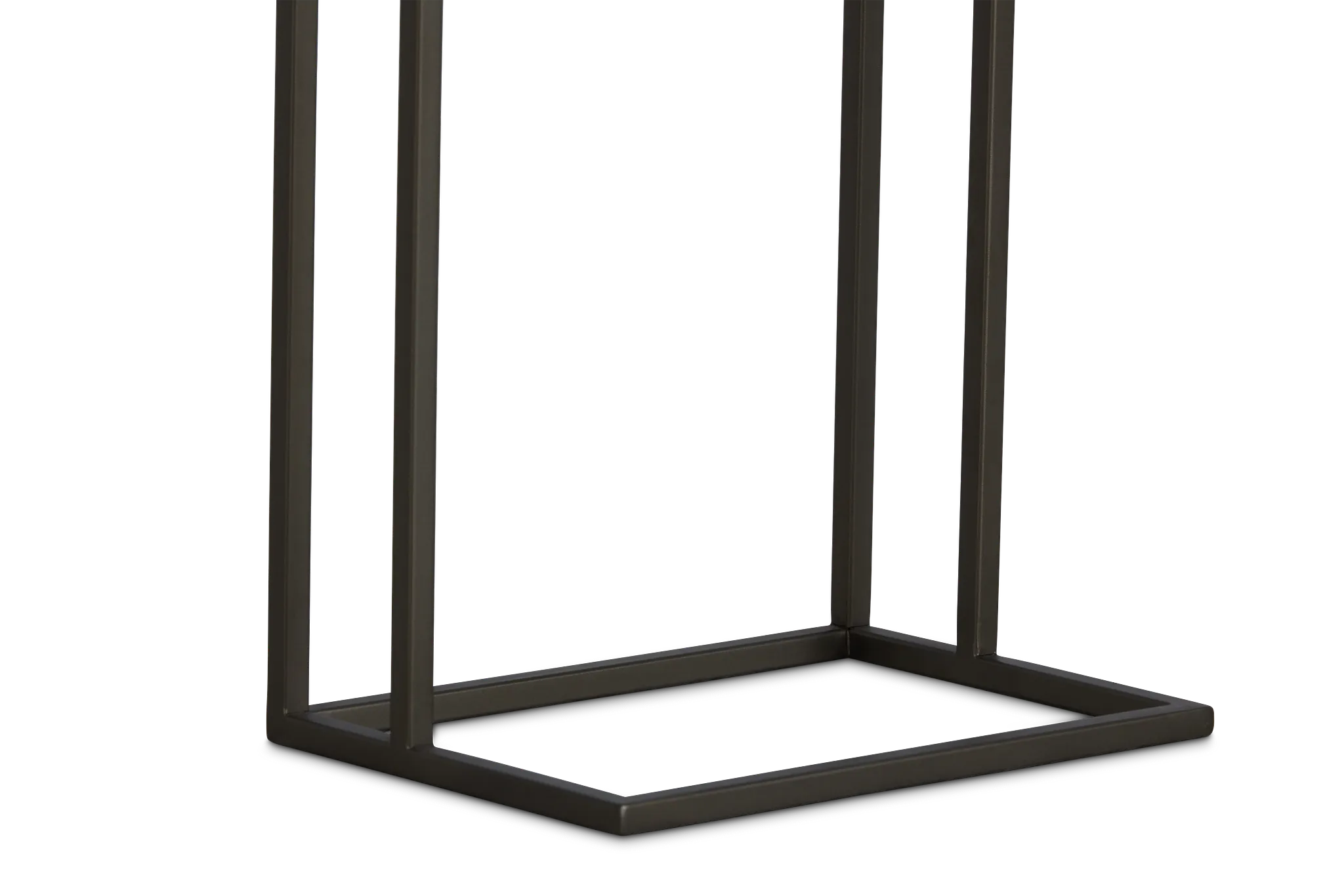 Tallie Black Marble Chairside Table