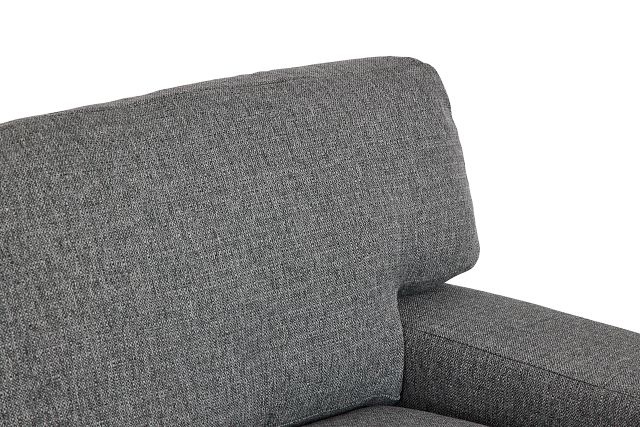 Veronica 90" Dark Gray Down Sofa