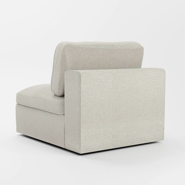 Destin Elite Ivory Fabric Swivel Chair