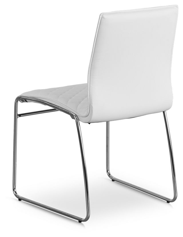 Skyline White Metal Side Chair (4)