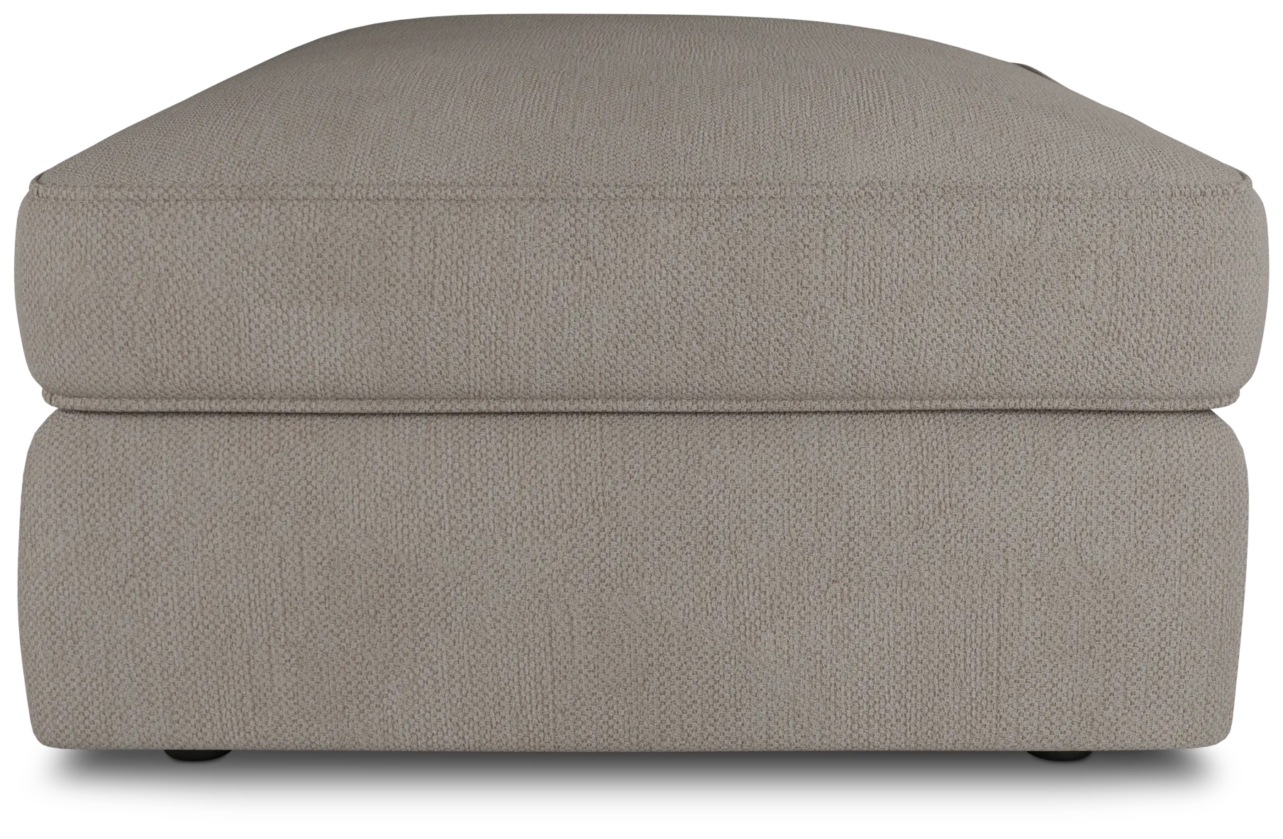 Siesta Revenue Beige Fabric Ottoman
