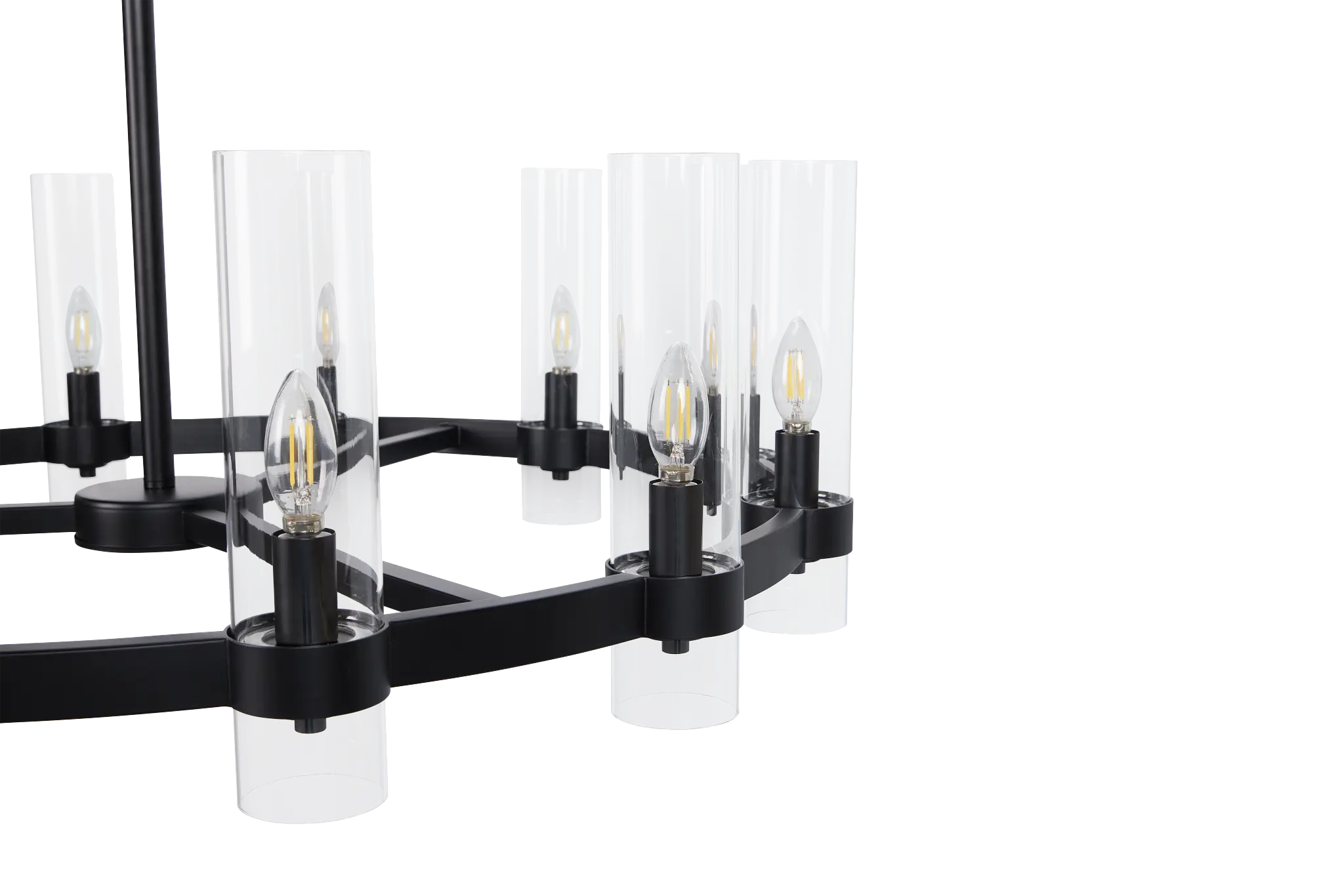 Ginora Black Chandelier Ginora Black Chandelier