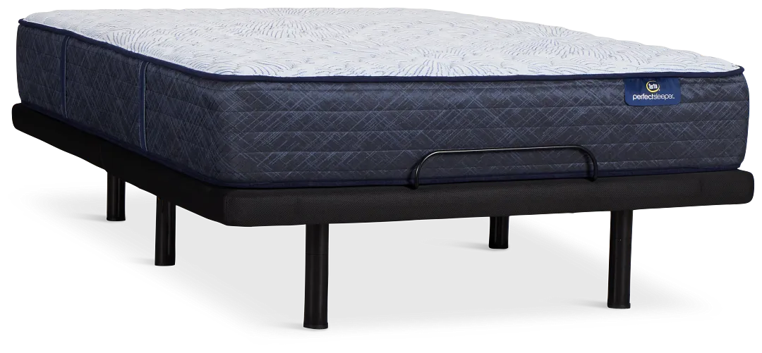 Serta Perfect Sleeper Blue Lagoon Nights Firm Elite Adjustable Mattress Set