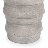 Arrow Light Gray Accent Table