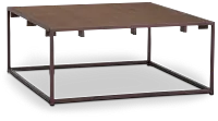 Reggie Dark Tone Square Coffee Table