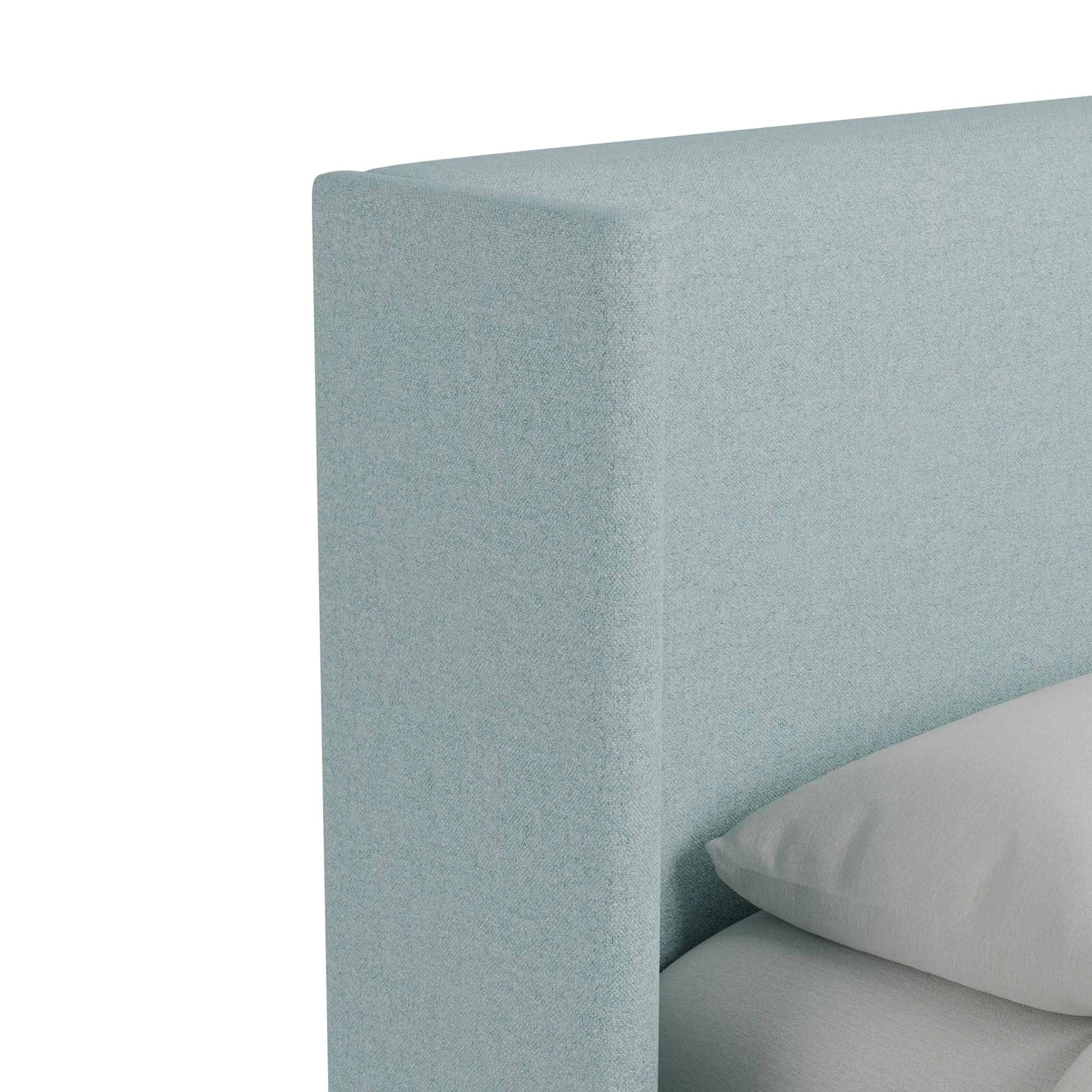 Captiva Elite Light Blue 48" Upholstered Shelter Bed