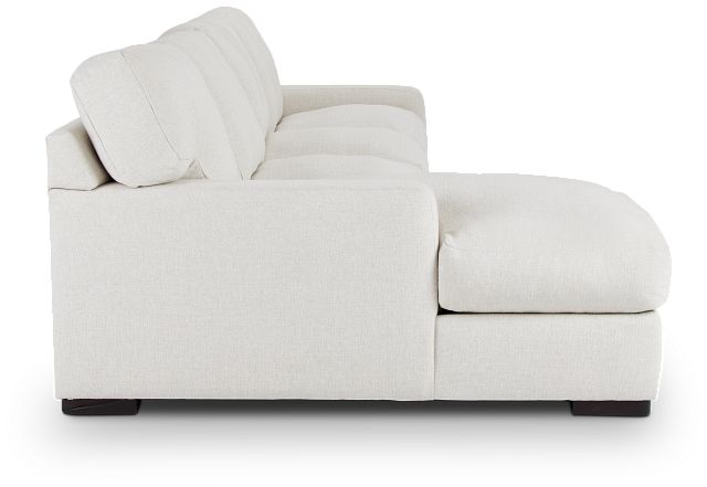 Veronica White Down Small Left Chaise Sectional