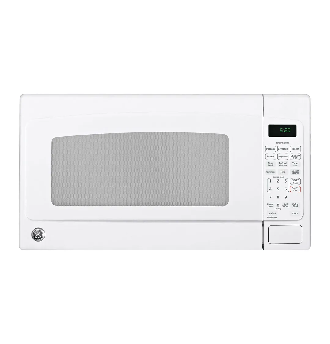 Ge 30 Series White Countertop Microwave