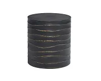 Kelys Black Round End Table