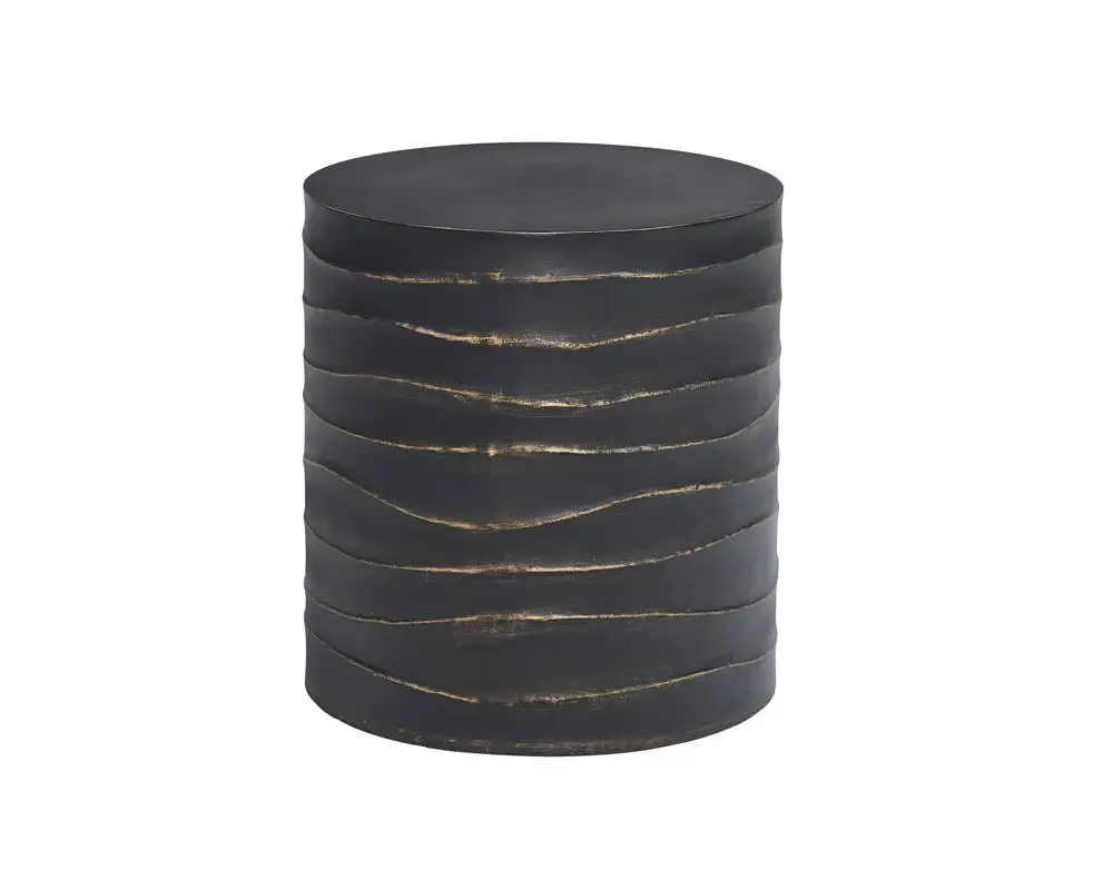 Kelys Black Round End Table Kelys Black Round End Table