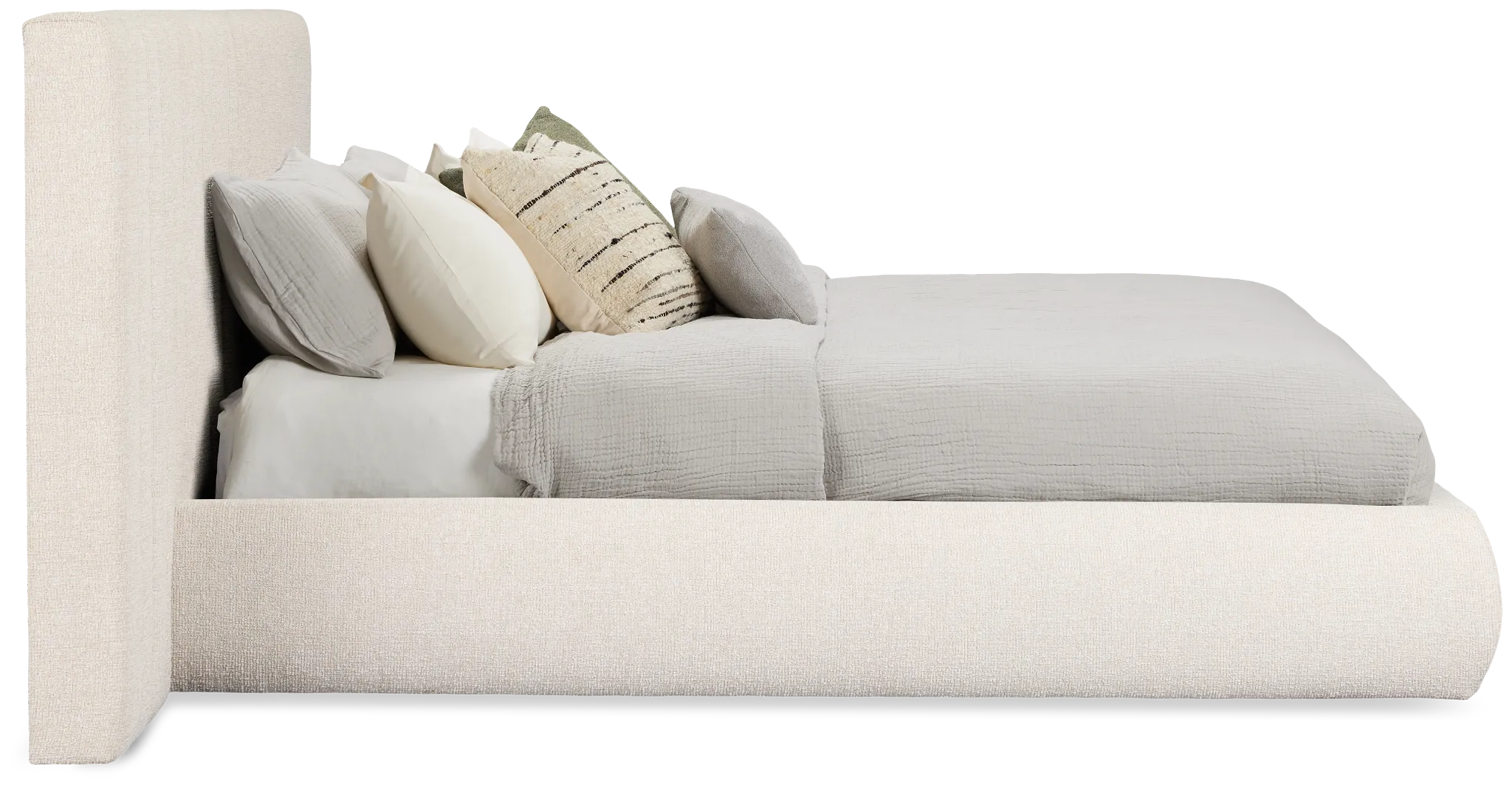 Nomad Light Beige Uph Spread Bed