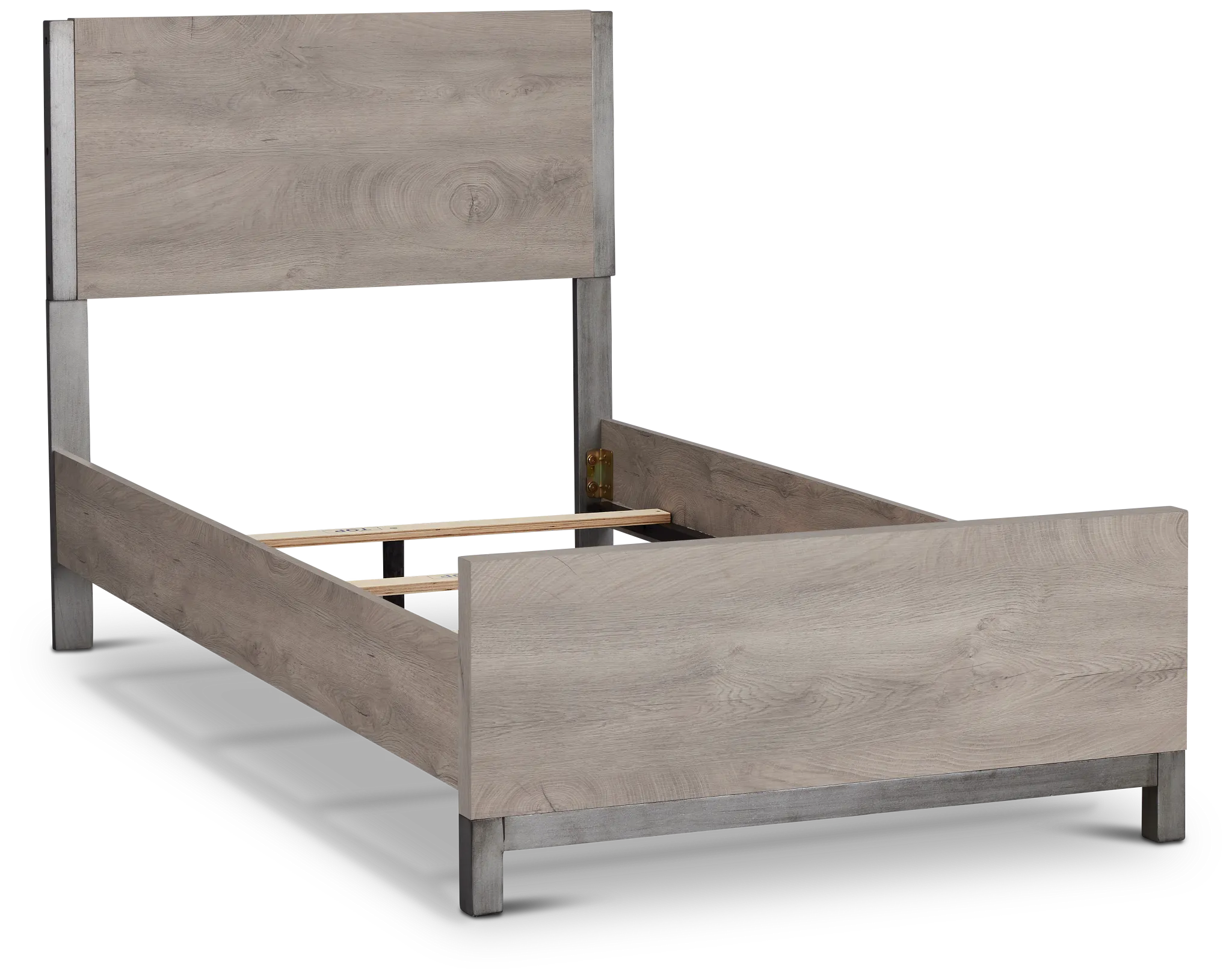 Evanston Gray Panel Bed