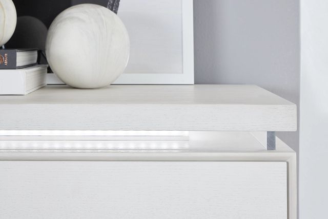 Bal Harbour White Dresser & Mirror