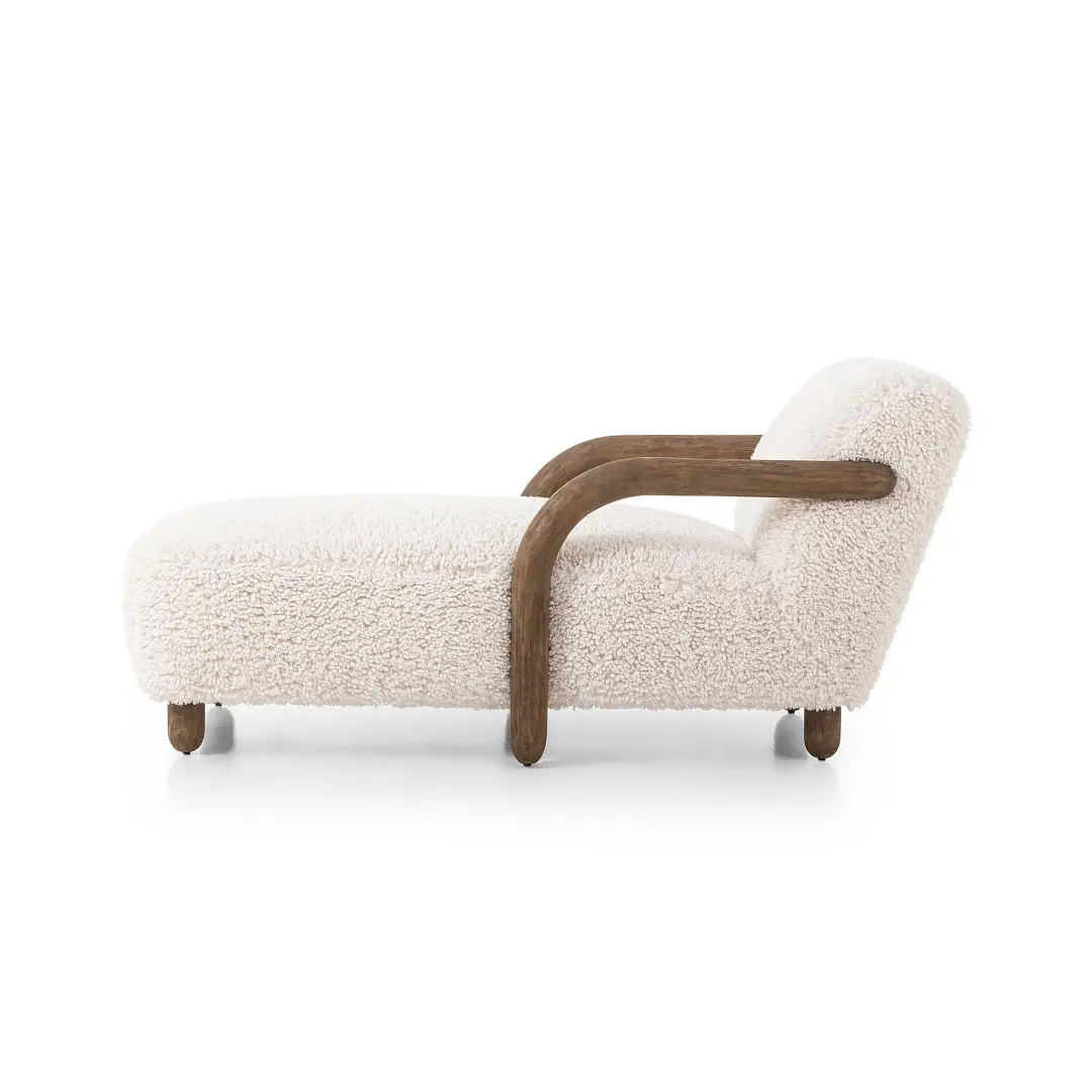 Four Hands Serina Ivory Fabric Chaise Four Hands Serina Ivory Fabric Chaise