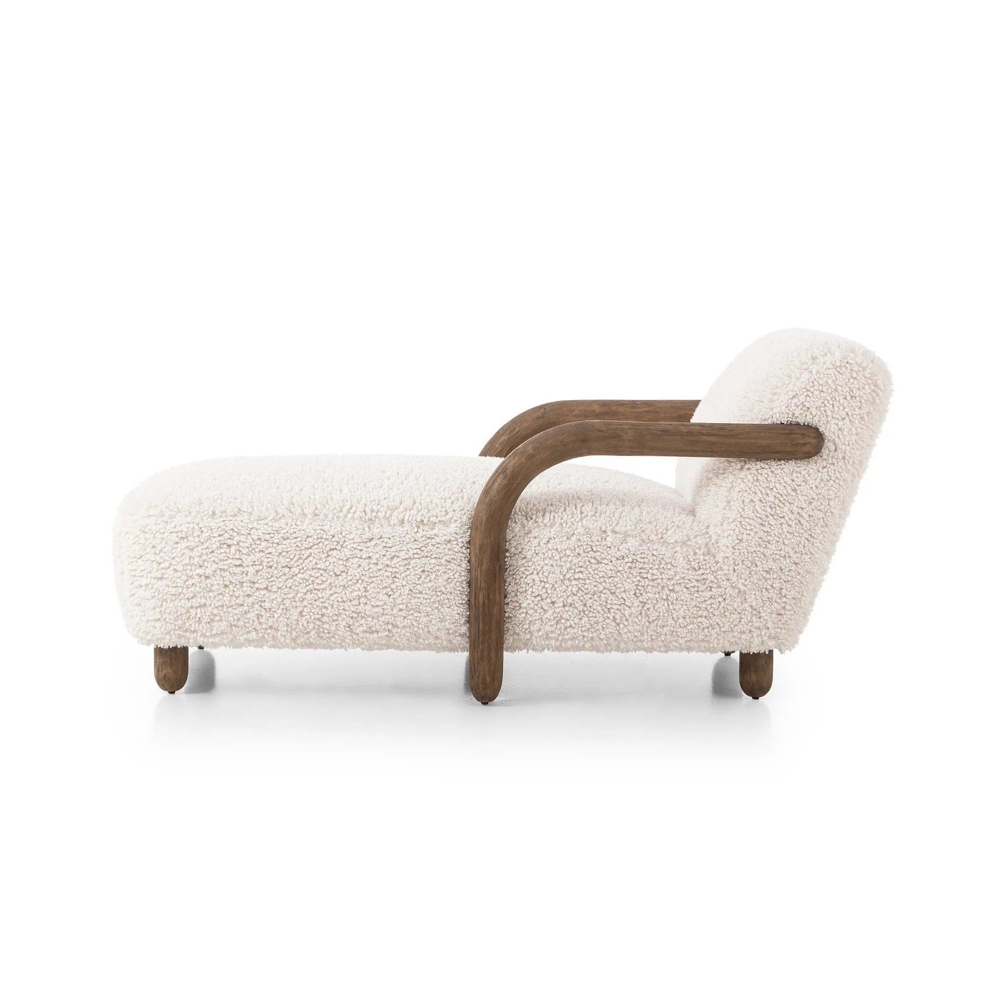 Four Hands Serina Ivory Fabric Chaise