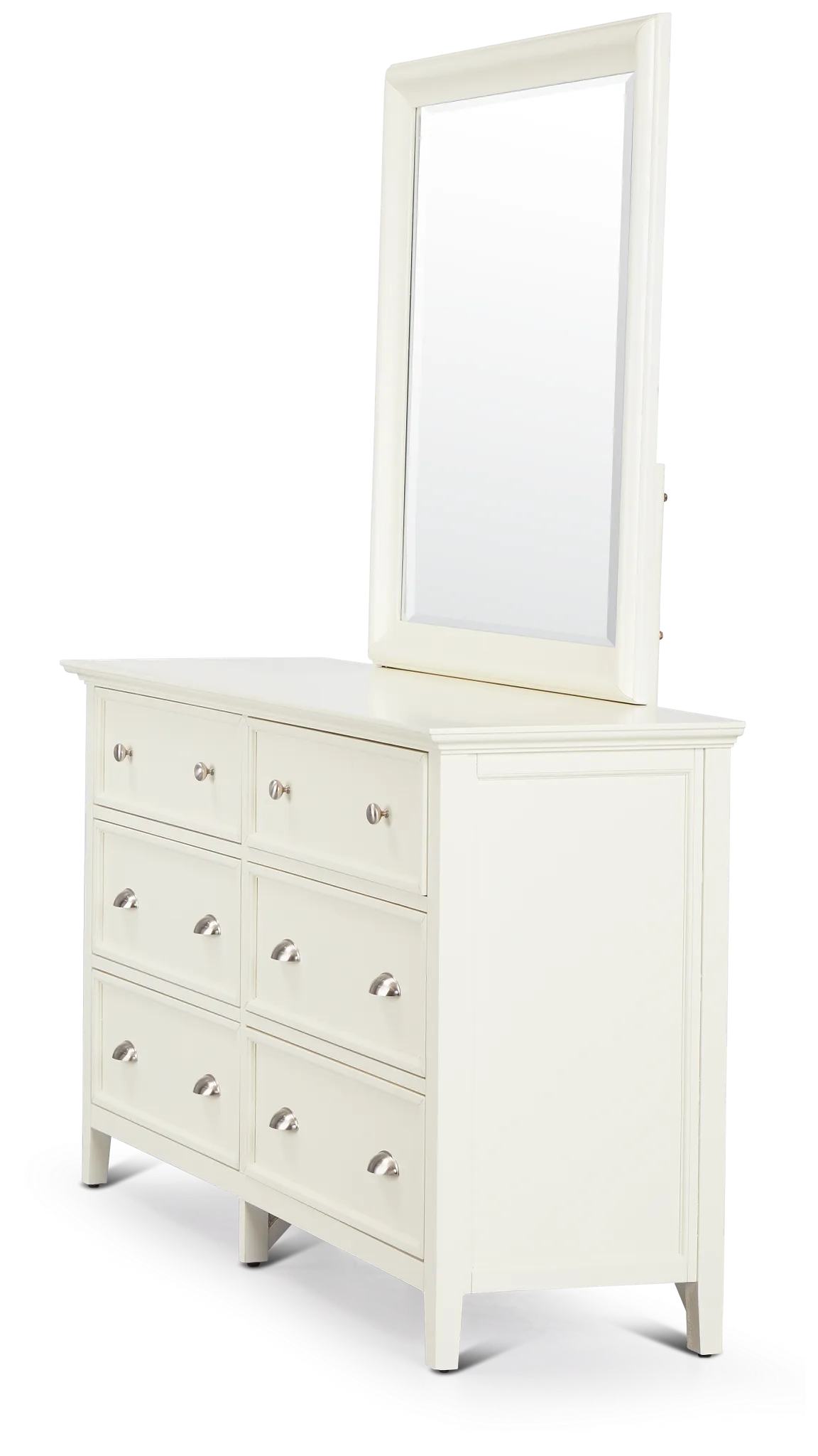 Spencer Ivory Dresser & Mirror