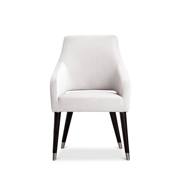 Naveen Pewter Velvet Upholstered Arm Chair (3)