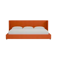 Captiva Joya Orange 48" Upholstered Shelter Bed