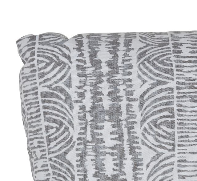 Global Gray Lumbar Accent Pillow