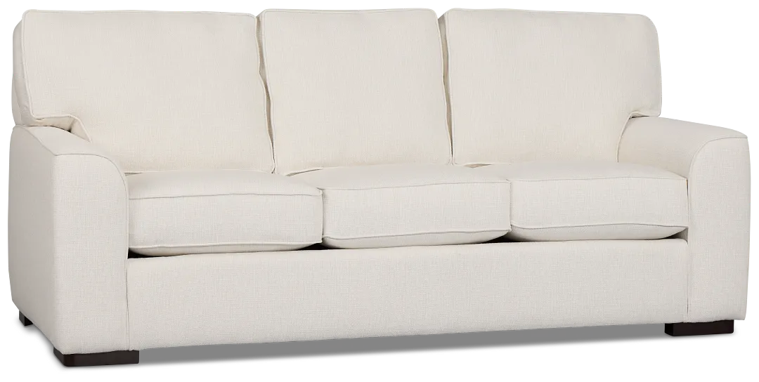 Sinclair Light Beige Fabric Sofa