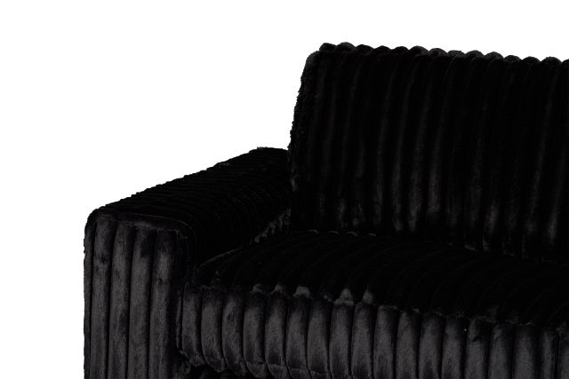 Teddy Black Fabric Sofa