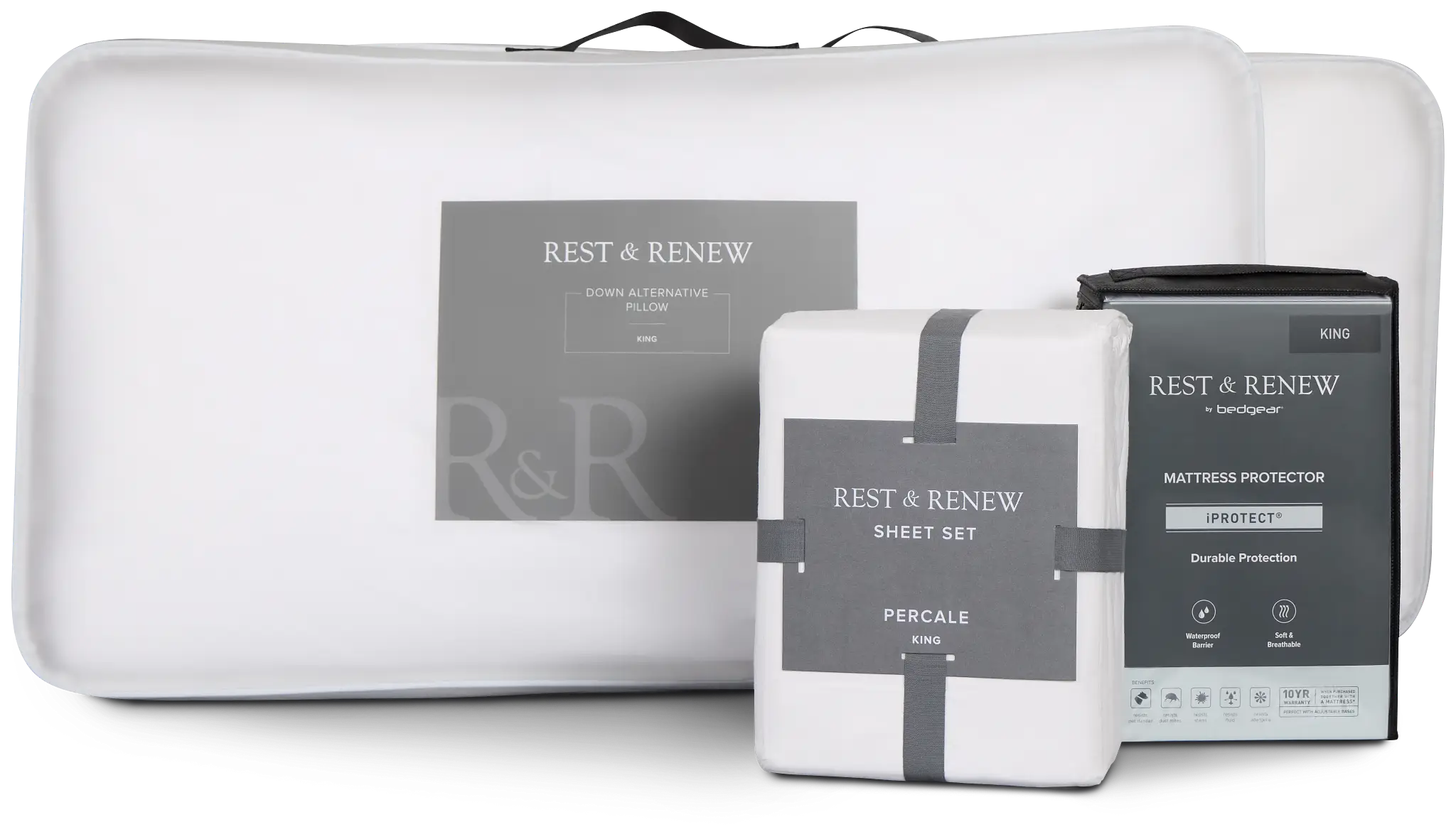 Rest & Renew Essential White Sleep Bundle Rest & Renew Essential White Sleep Bundle