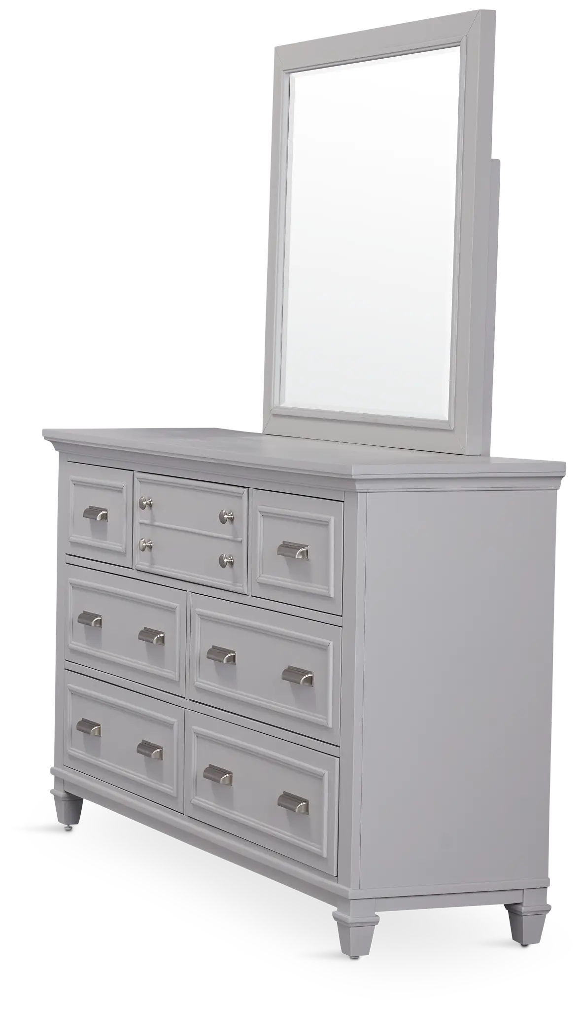 Cape Cod Gray Dresser & Mirror Cape Cod Gray Dresser & Mirror