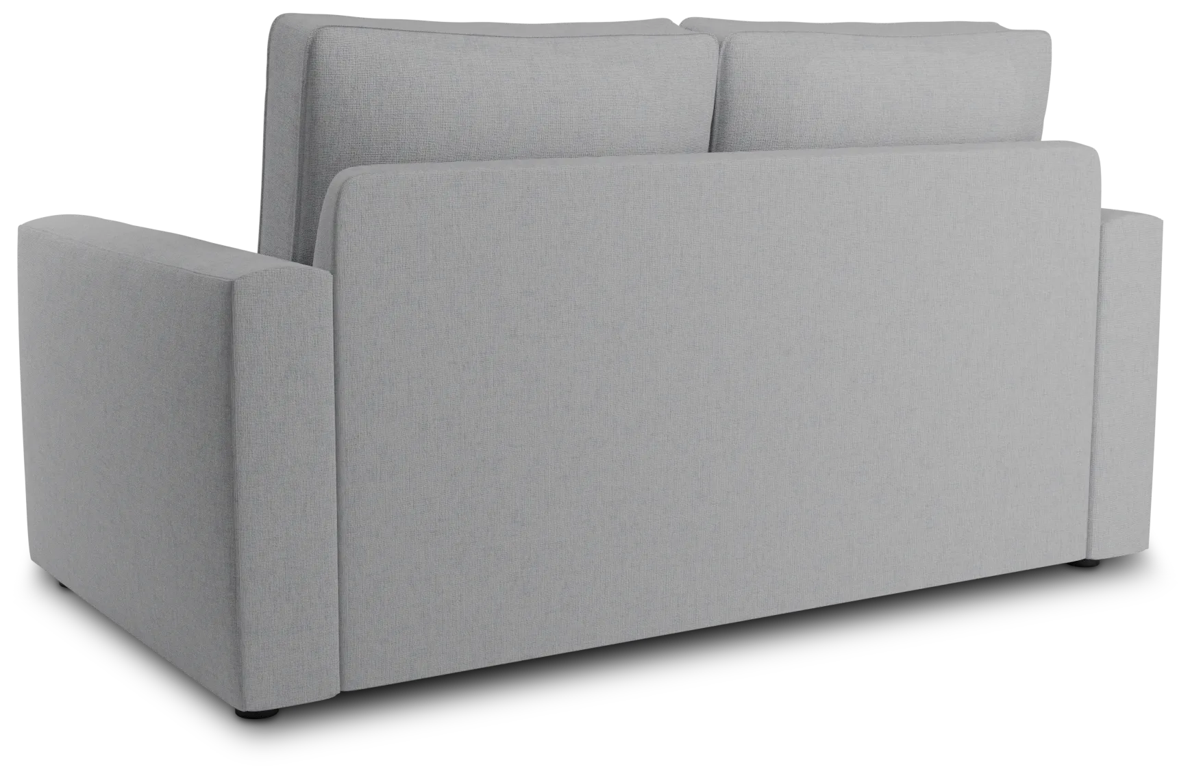 Siesta Delray Light Gray Fabric Loveseat