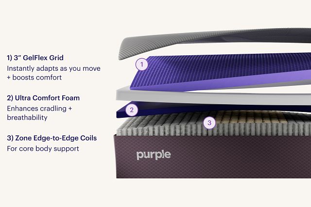 Purple Restore Plus Soft 13" Hybrid Mattress