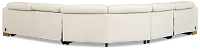 Leona Light Beige Light Tone Medium Triple Power 2-arm Sectional