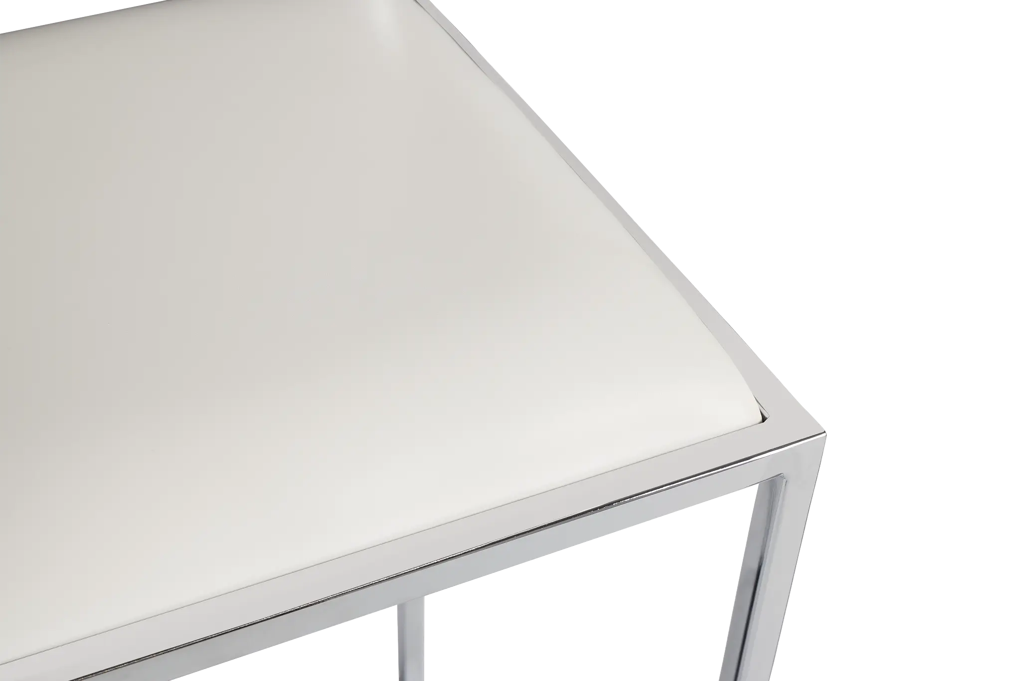 Amalfi Whitestnl Steel 30" Upholstered Barstool Amalfi Whitestnl Steel 30" Upholstered Barstool